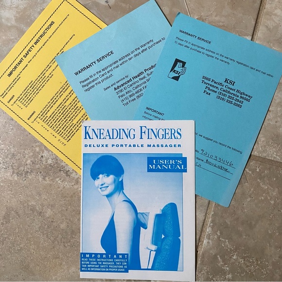 Sharper Image 'Kneading Fingers' Shiatsu Massager - Picture 9 of 15